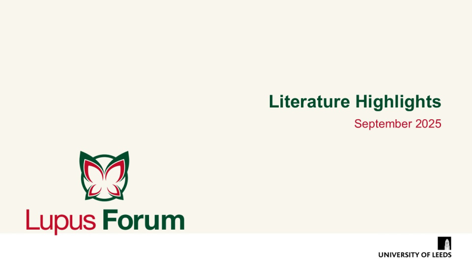 Literature review thumbnail: Literature Highlights - September 2025