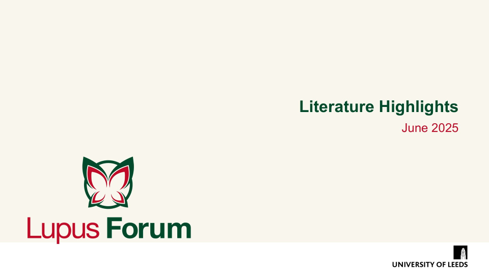 Literature review thumbnail: Literature Highlights - June 2025